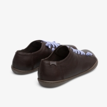 Camper Peu Womens Casual Shoes US-79368 Dark Brown Sale Clearance USA